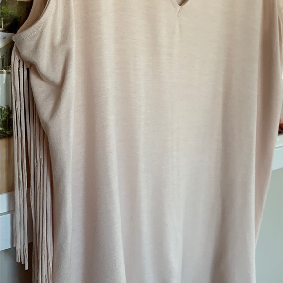 ASTARS desert nights pink fringe tank top - Picture 8 of 11